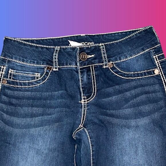 Maurices DarkWash Low Rise Stretch Jeans Size Small 26x29 #2 - Picture 5 of 6